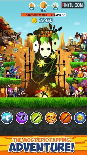 tap titans 2 game hay cho android