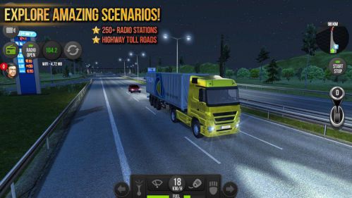 Truck Simulator 2018 lái xe Truck Simulator: Europe