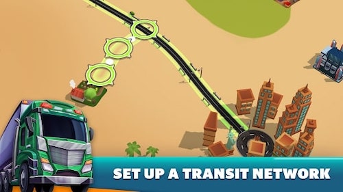 Transit King Tycoon: Xe tải mod vô hạn tiền