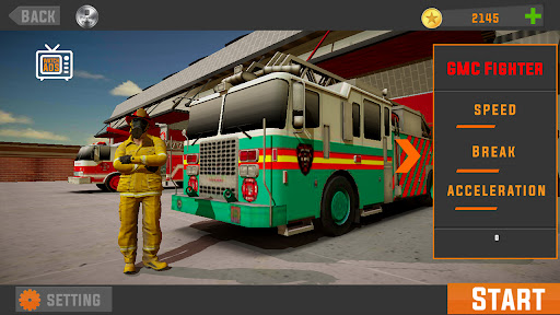 Fire Truck Simulator mod tiền