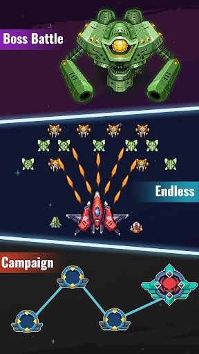 Galaxy Invaders -Space Shooter MOD kim cương
