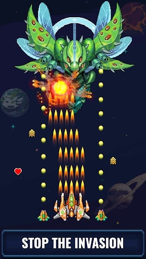 Galaxy Invaders -Space Shooter MOD tiền